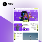 Designing, Webflow: VRX